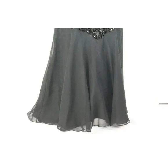 Niteline black beaded evening dress size 4 - Picture 4 of 10